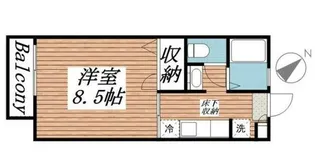 エメラルダス【2階】の間取り