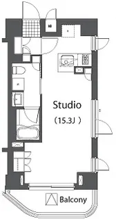 プライムアーバン麻布霞町【4階】の間取り