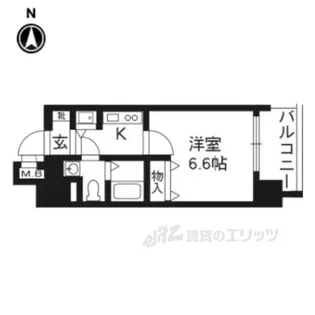 アクアプレイス京都御所ノ内【7階】の間取り