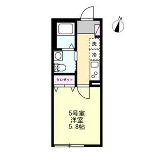 ベイルームヒルズ川崎【3階】の間取り