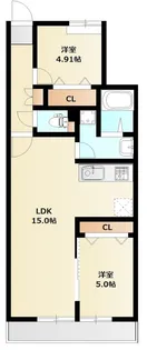 ミリアビタ習志野台【1階】の間取り