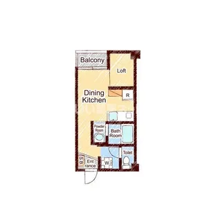 リルームス大石町【2階】の間取り