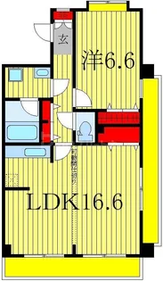 ウイングコート【2階】の間取り