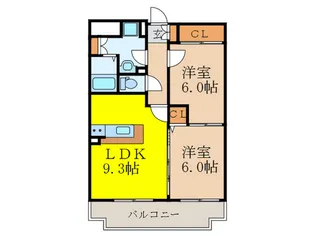 メゾンソアール【5階】の間取り