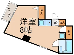 ホーメンス北沢【2階】の間取り