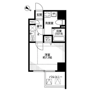 プレール・ドゥーク東京EASTV【3階】の間取り