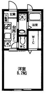 ザ サウス等々力【1階】の間取り