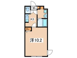 イーストヒルズII【1階】の間取り