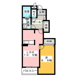 ウィステリア【1階】の間取り