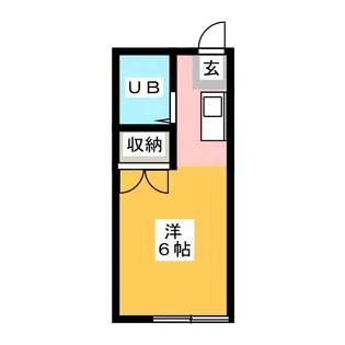 山本レジデンスE【2階】の間取り