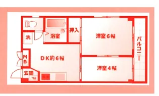 本町ベルハイム【6階】の間取り