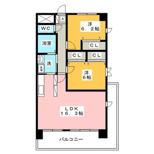 Oak【3階】の間取り