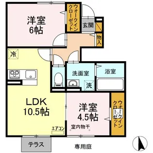 Prestigea(プレステージア)【1階】の間取り