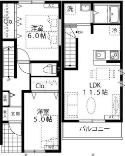 siesta SOBI-V【1階】の間取り