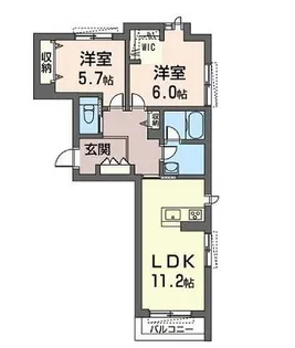 セントリビエ横浜都筑【SHM】【2階】の間取り
