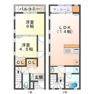 Porto Vista II【1階】の間取り