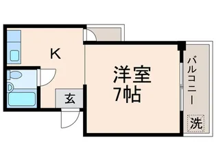 グランタック東山【2階】の間取り