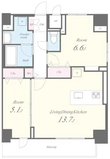ピノ・アガタ岐阜駅前【10階】の間取り