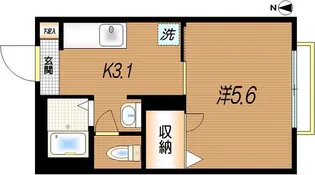カーサ初台【1階】の間取り
