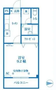 ラ・ルーナ【3階】の間取り