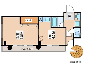 ドリームハイツ【2階】の間取り