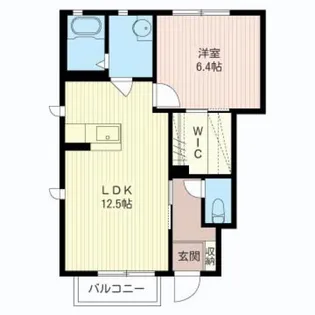 グレイスHALIIA【1階】の間取り