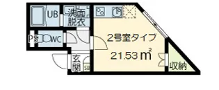 GLOBE Residence212【1階】の間取り
