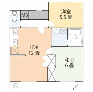 上重原Hills【1階】の間取り