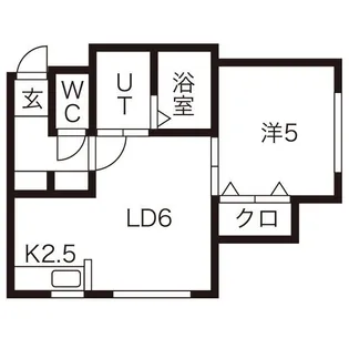 プレシャスハイムN19【1階】の間取り