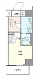 ジェノヴィア西横浜 GENOVIA西横浜【6階】の間取り