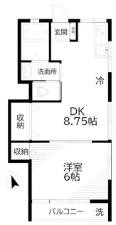 成蹊ハウス【3階】の間取り