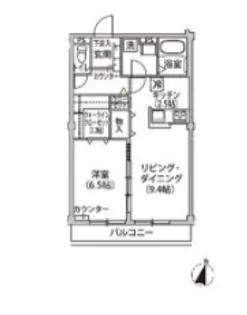 トレーノ赤堤【2階】の間取り