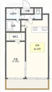 アルテシモ・レフィナ【1階】の間取り