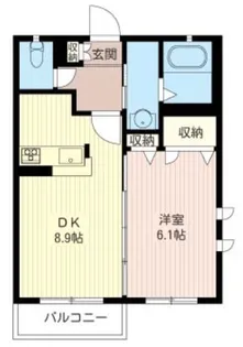 シャーメゾン・スカイ【2階】の間取り