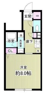 スタンズ神楽坂【4階】の間取り