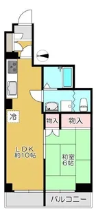 秀和大岡山レジデンス【4階】の間取り