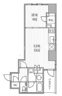 ディームス大手町ノース【5階】の間取り