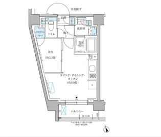 パークアクシス文京本郷【3階】の間取り