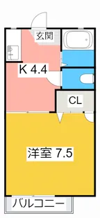 エンドレスA・T【1階】の間取り