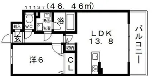 セレーナ【2階】の間取り