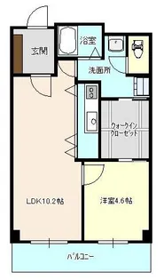 ウエルス細江【8階】の間取り