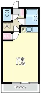 ハイツゆーかりI【2階】の間取り