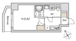 LIME RESIDENCE HIGASHINAKAYAMA【5階】の間取り