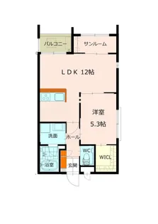 La Terre【2階】の間取り