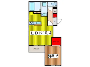 PLUMERIA大宮仲町【1階】の間取り