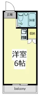 コリーヌヴェルテ弘明寺【2階】の間取り