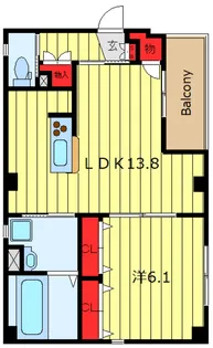 モンステラ【1階】の間取り