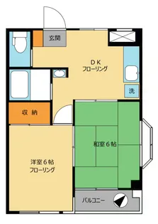 ビーポートマンション【4階】の間取り