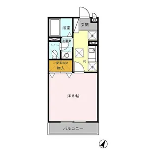 アルカディア【2階】の間取り