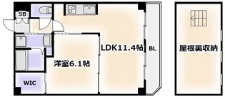 ジョイ・コート家七D棟【7階】の間取り